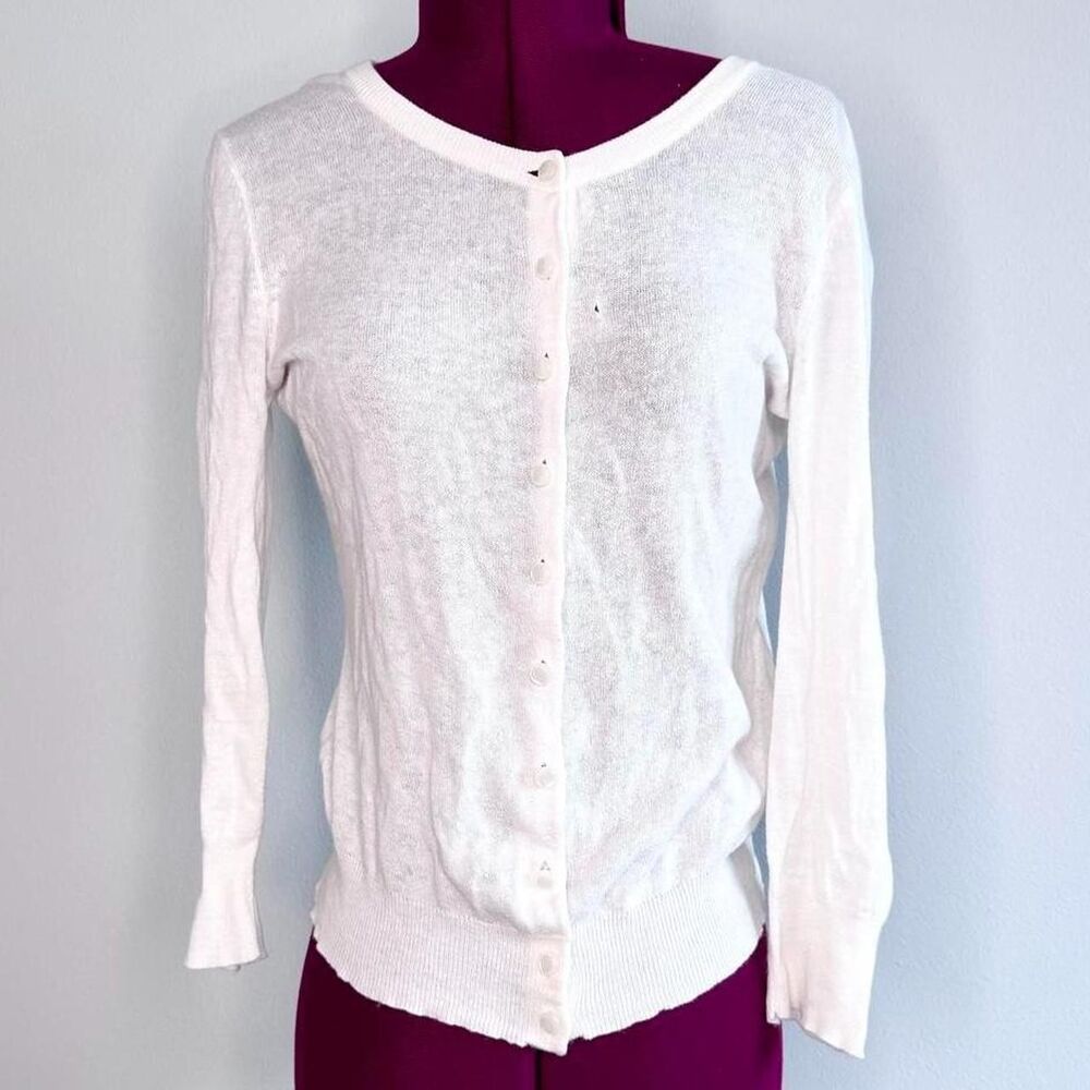 Kirra Women's White and Cream Cardigan